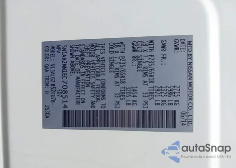 2014 Nissan Pathfinder Sl from USA, damaged, VIN 5N1AR2MN1EC708514